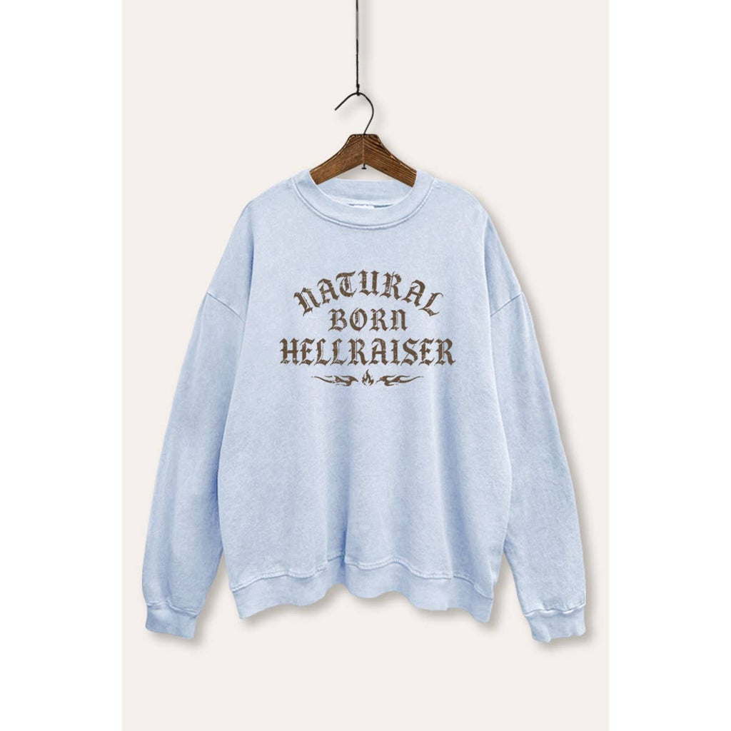 Hellraiser Graphic Mineral Wash Sweatshirt