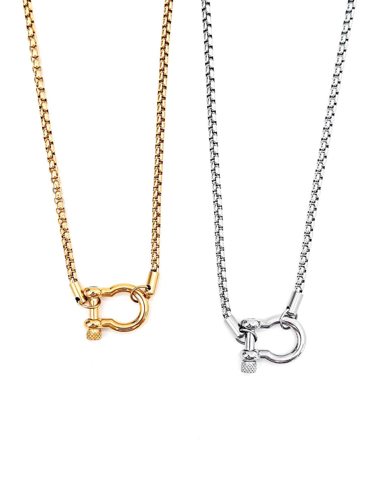 Jerra Screw Toggle Necklace