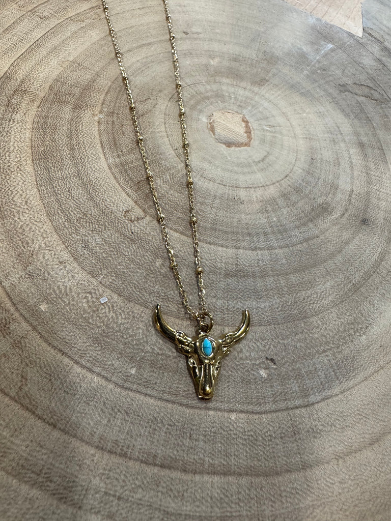Long Horn Necklace