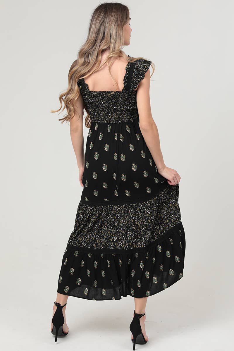 Rosewood Cap Sleeve Dress