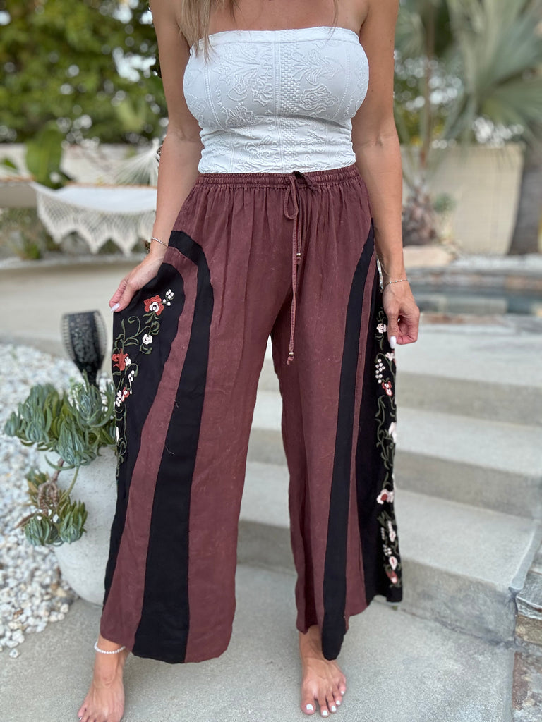 Wilder Embroidered Flow Pant