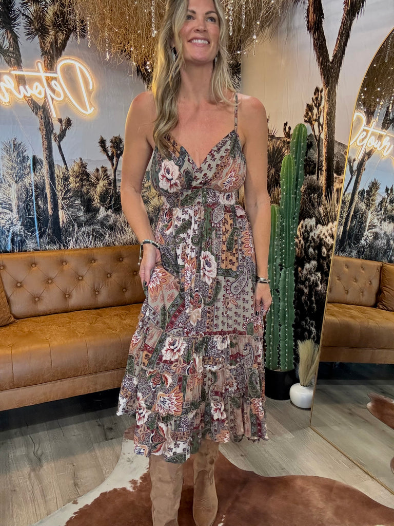 September Bloom Midi Dress