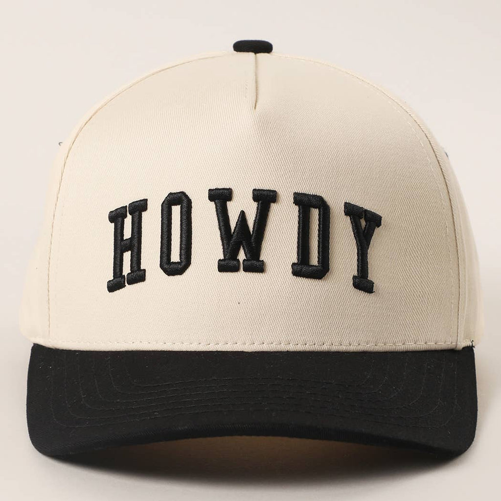 Howdy Two Tone Hat