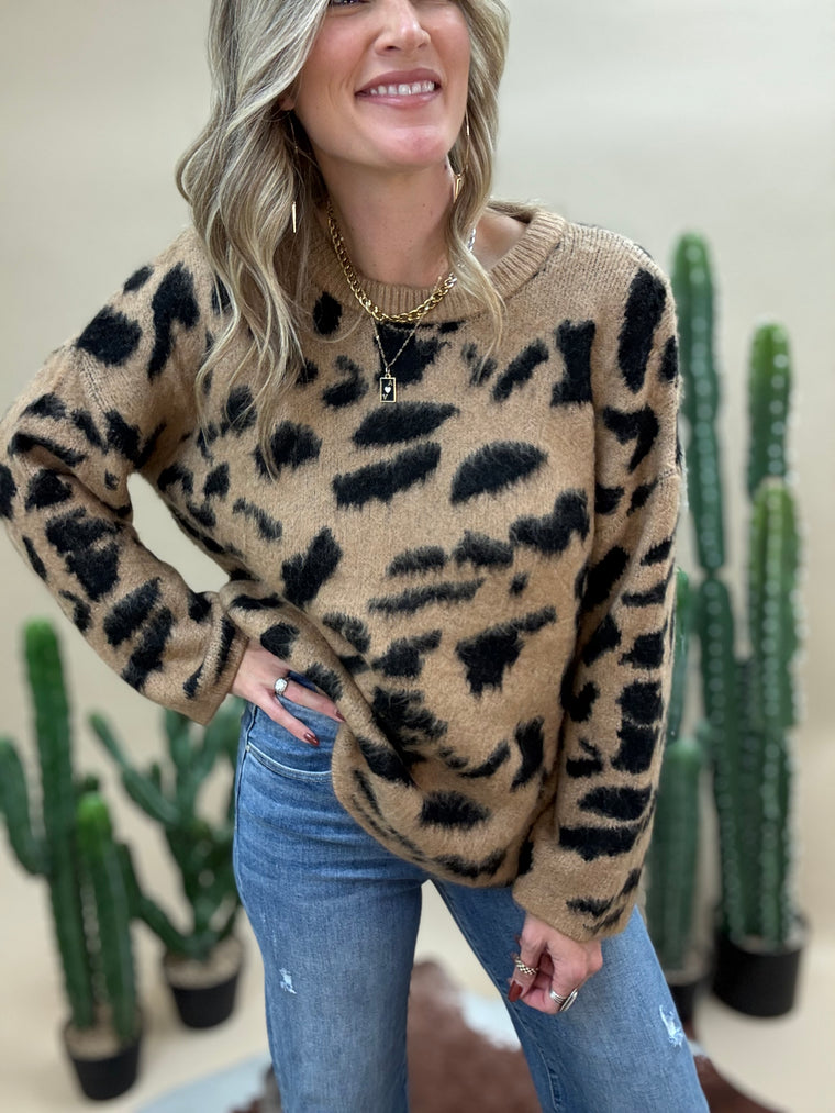 Cheetah Sweater