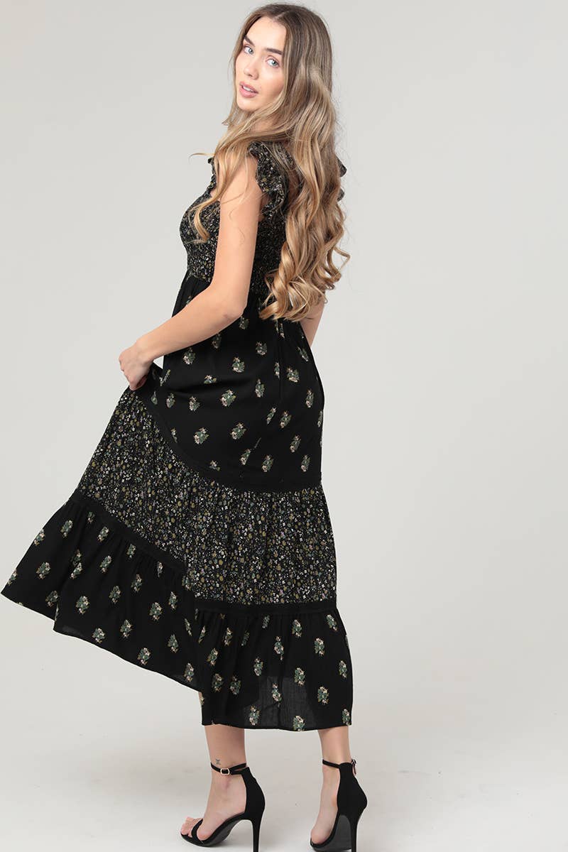Rosewood Cap Sleeve Dress