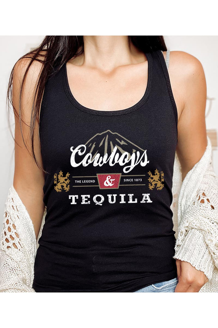 Cowboys and Tequila Tank Top