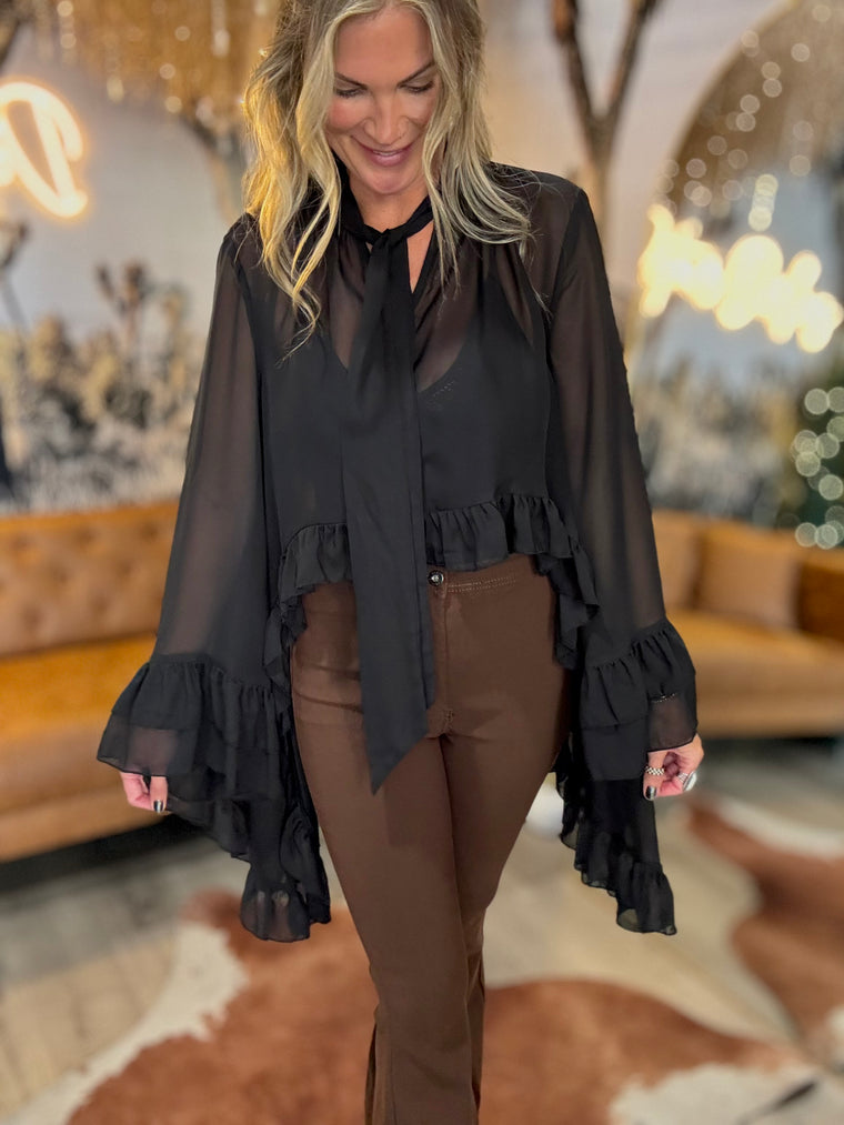 Fleetwood Ruffled Blouse