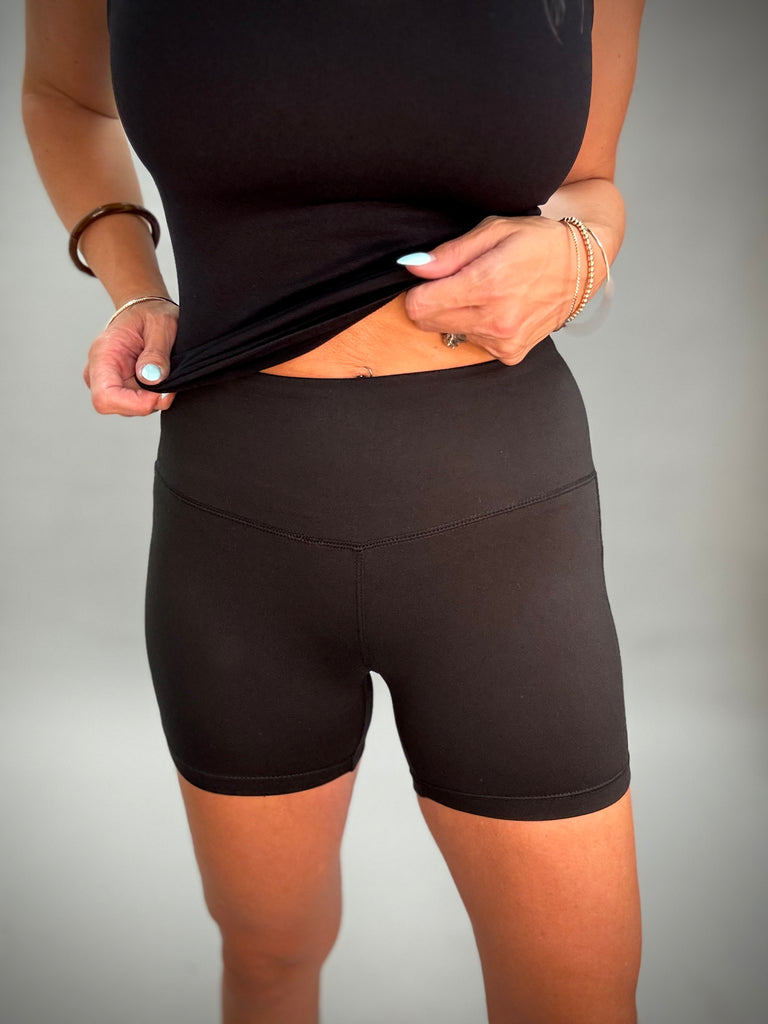 Black Biker Shorts