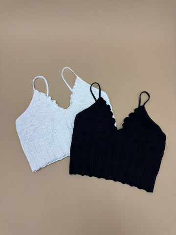 Lace Bralette Crop
