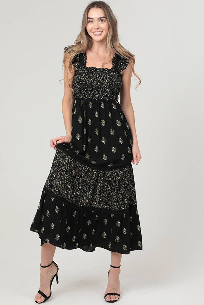 Rosewood Cap Sleeve Dress