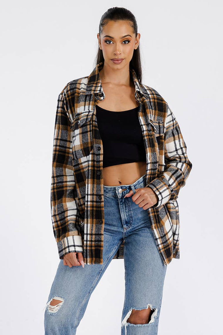 Saddle Soft Flannel Oversized