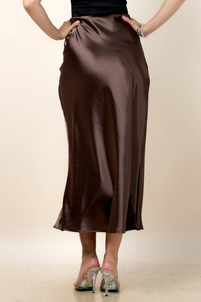 Lydia Satin Skirt
