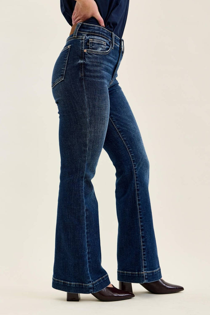 Indigo Petite Judy Blue Flare Jeans