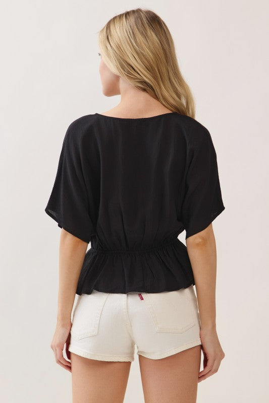 Linen Kimono Top