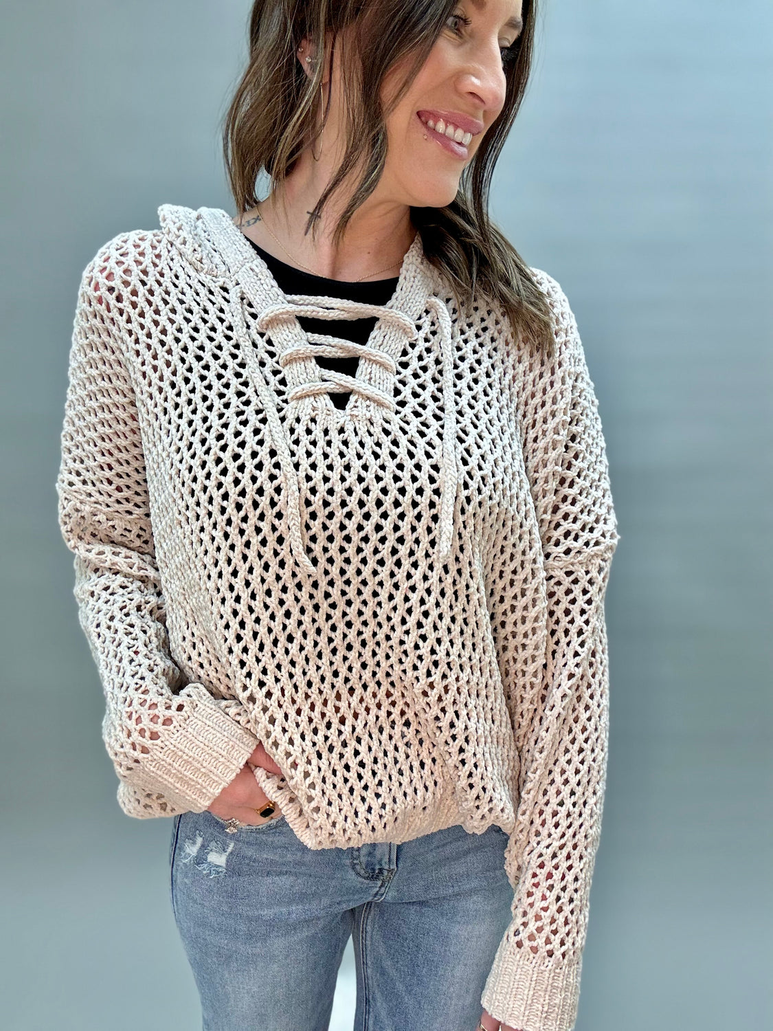 Coastline Cable Knit Sweater