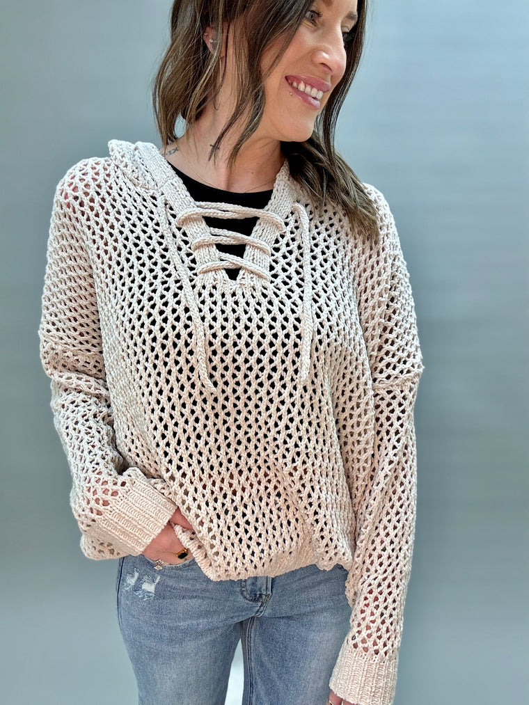 Coastline Cable Knit Sweater