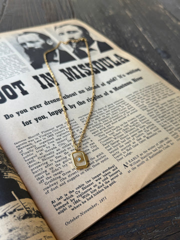 Sunburst Twist Chain Necklace