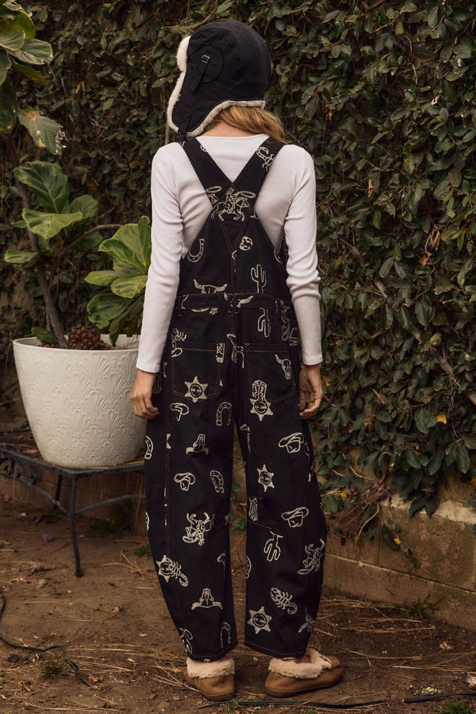 Cowgirl Core Midnight Overalls