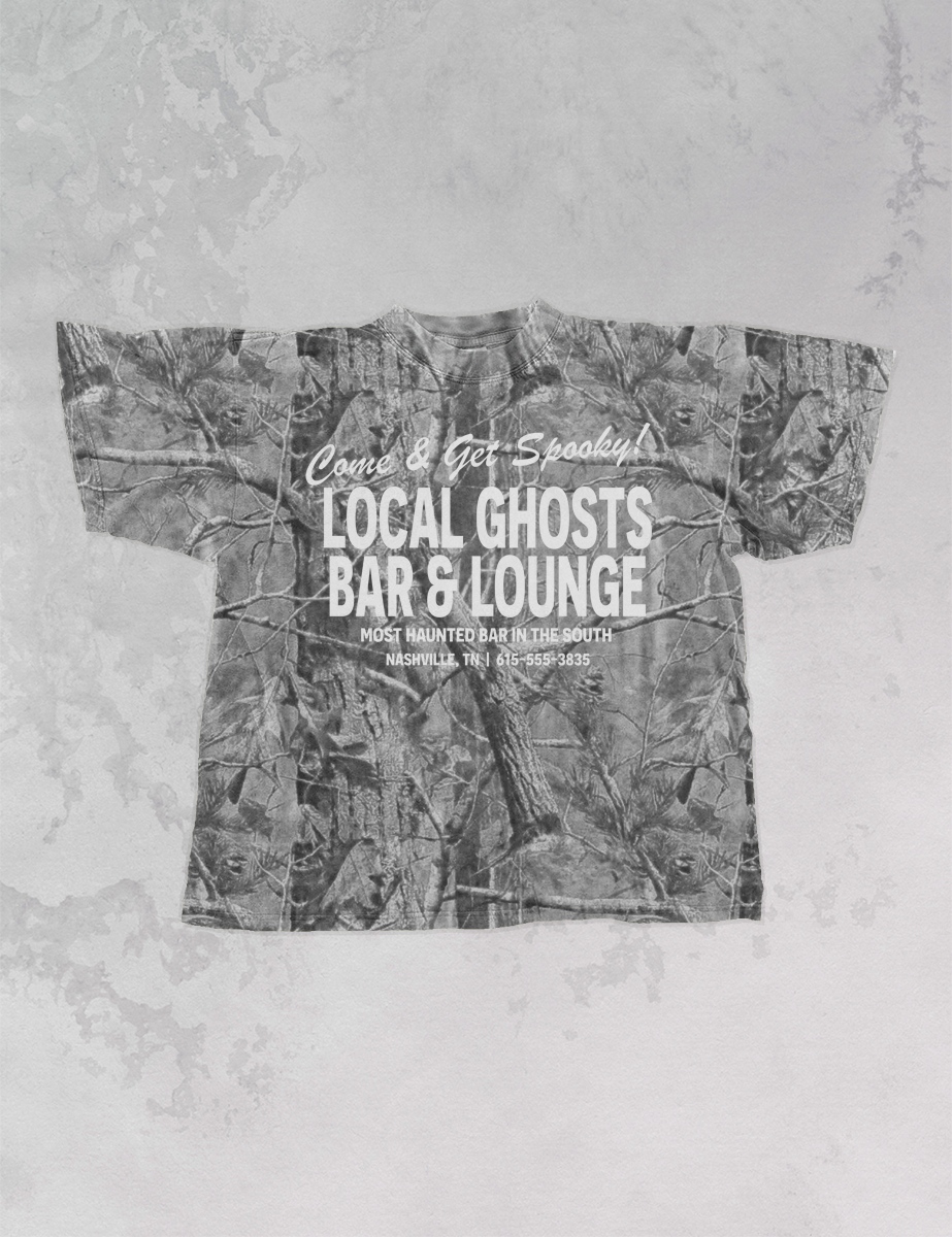 Camo Local Ghosts Graphic Tee