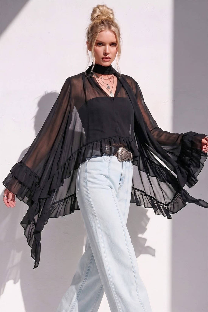 Fleetwood Ruffled Blouse
