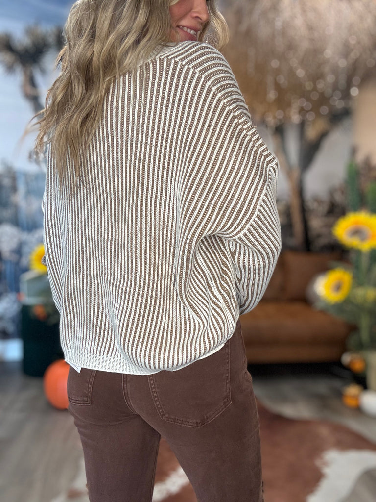 Oat Textured Knit Sweater