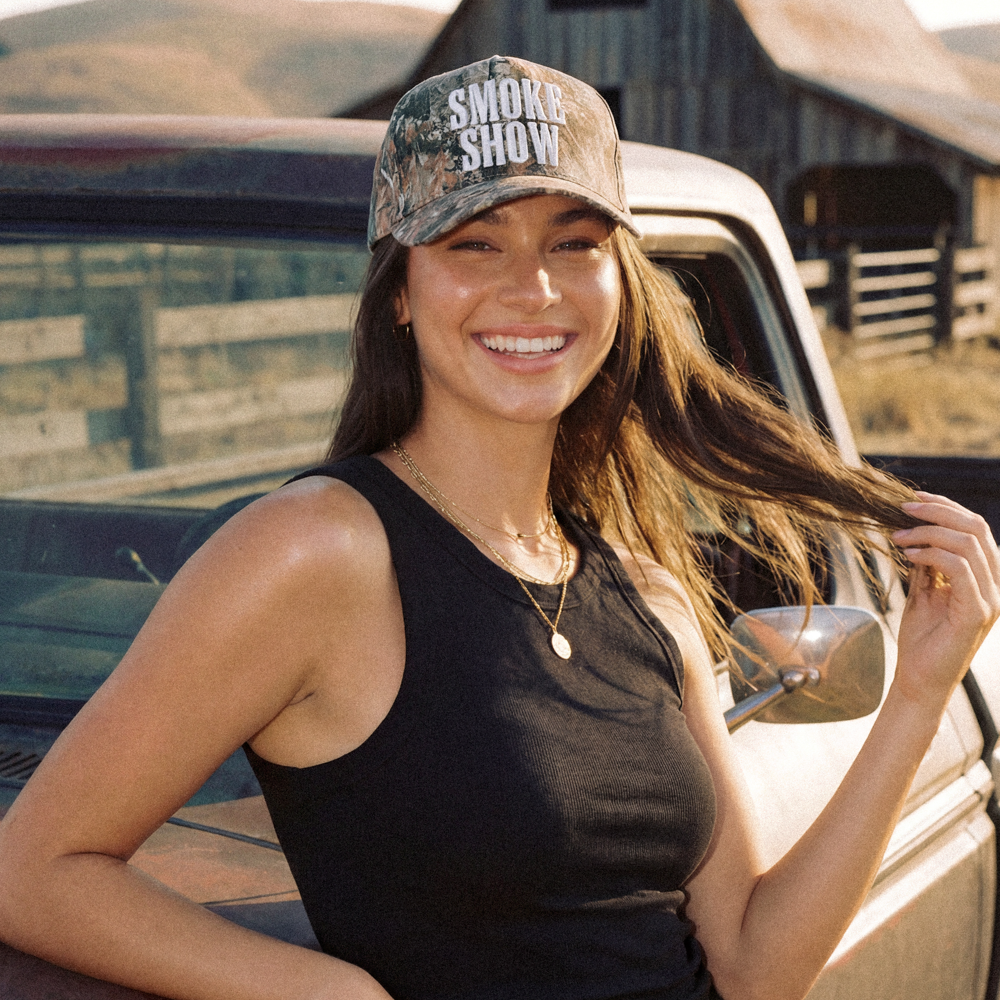 Smoke Show Camo Trucker Hat