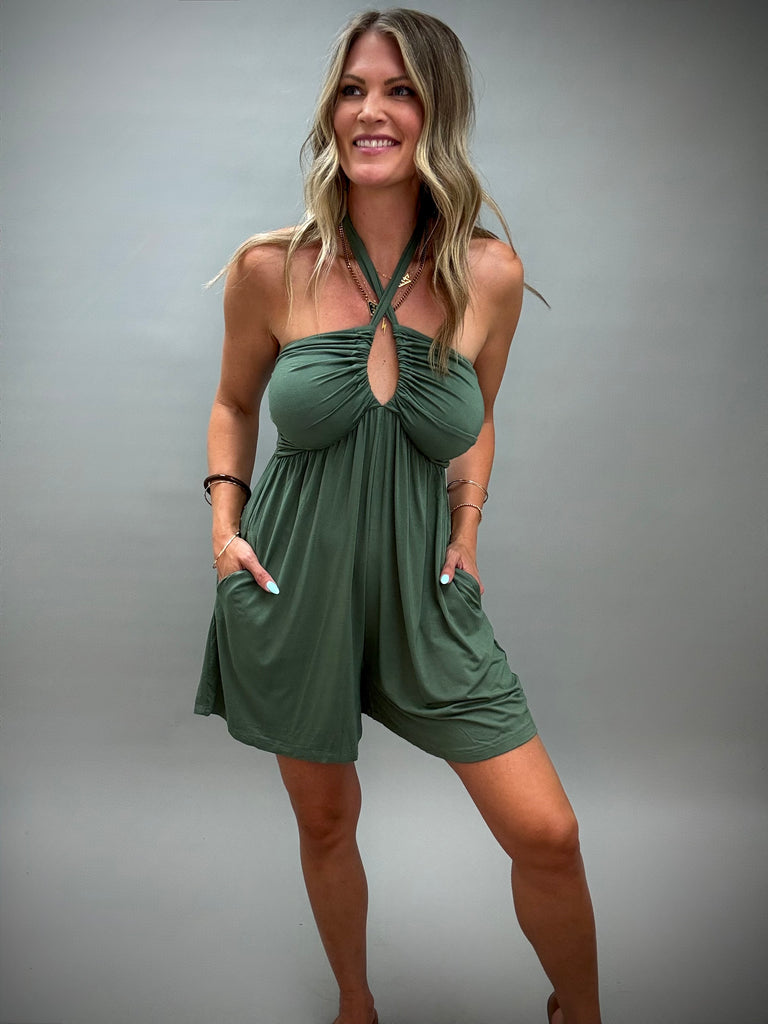 Basil Haltar Romper