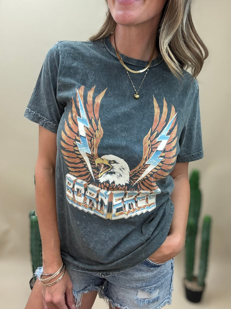 Born Free Eagle Graphic Top
