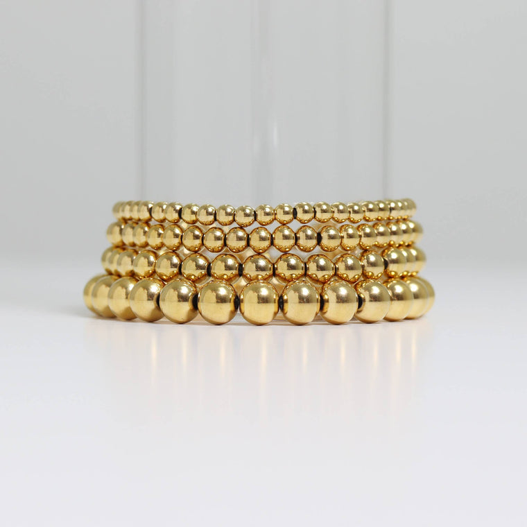 Gold Beaded Bracelet