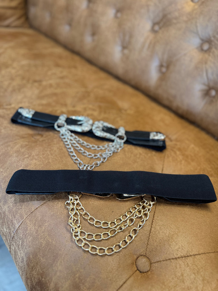 Double Buckle Stretch Belt