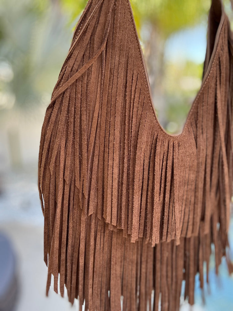 Fringe Hobo Bag