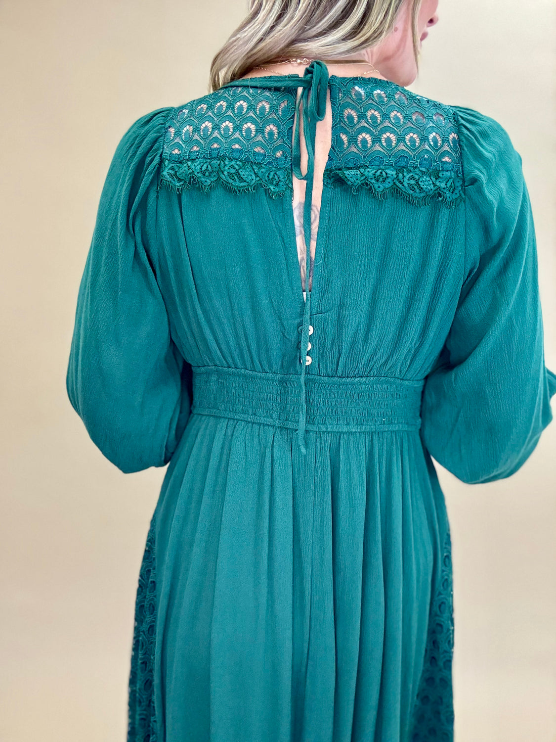 Pine Green Maxi Dress