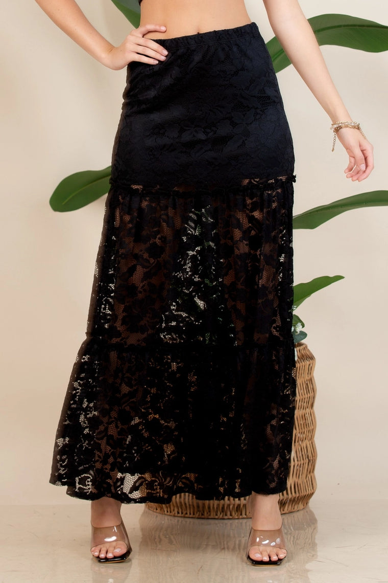 Langley Lace Skirt