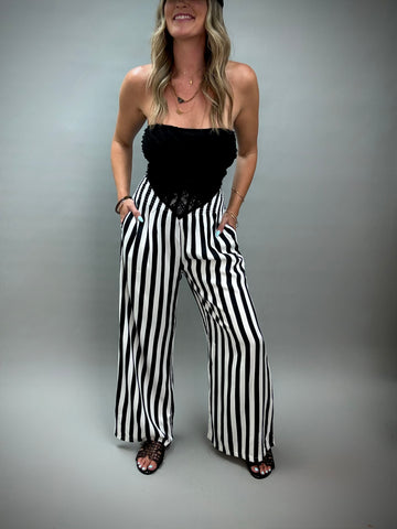 Anderson Stripe Wide Leg Pants