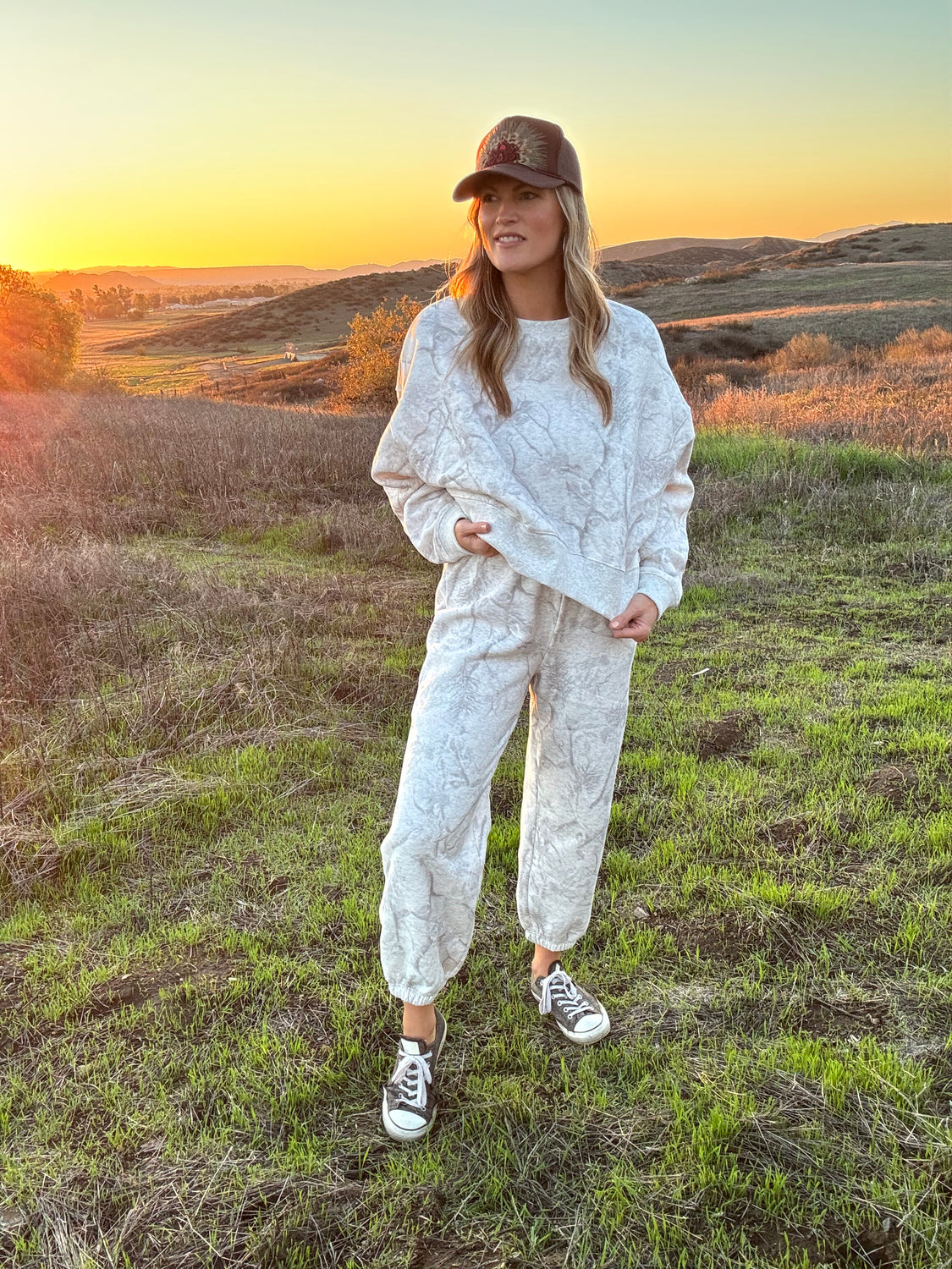 Snow Camo Jogger Sweatpants