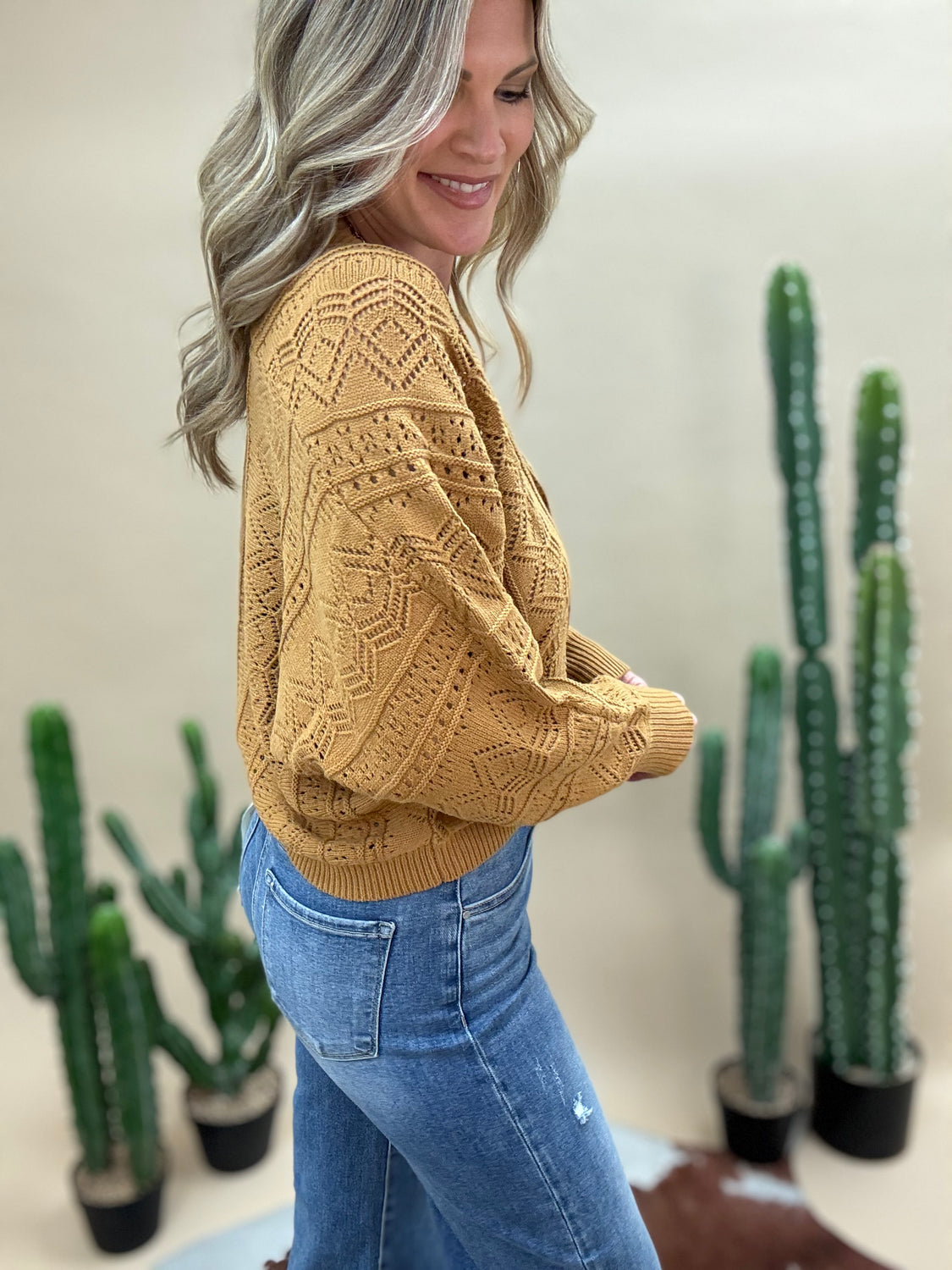 Ginger Crochet Cardigan