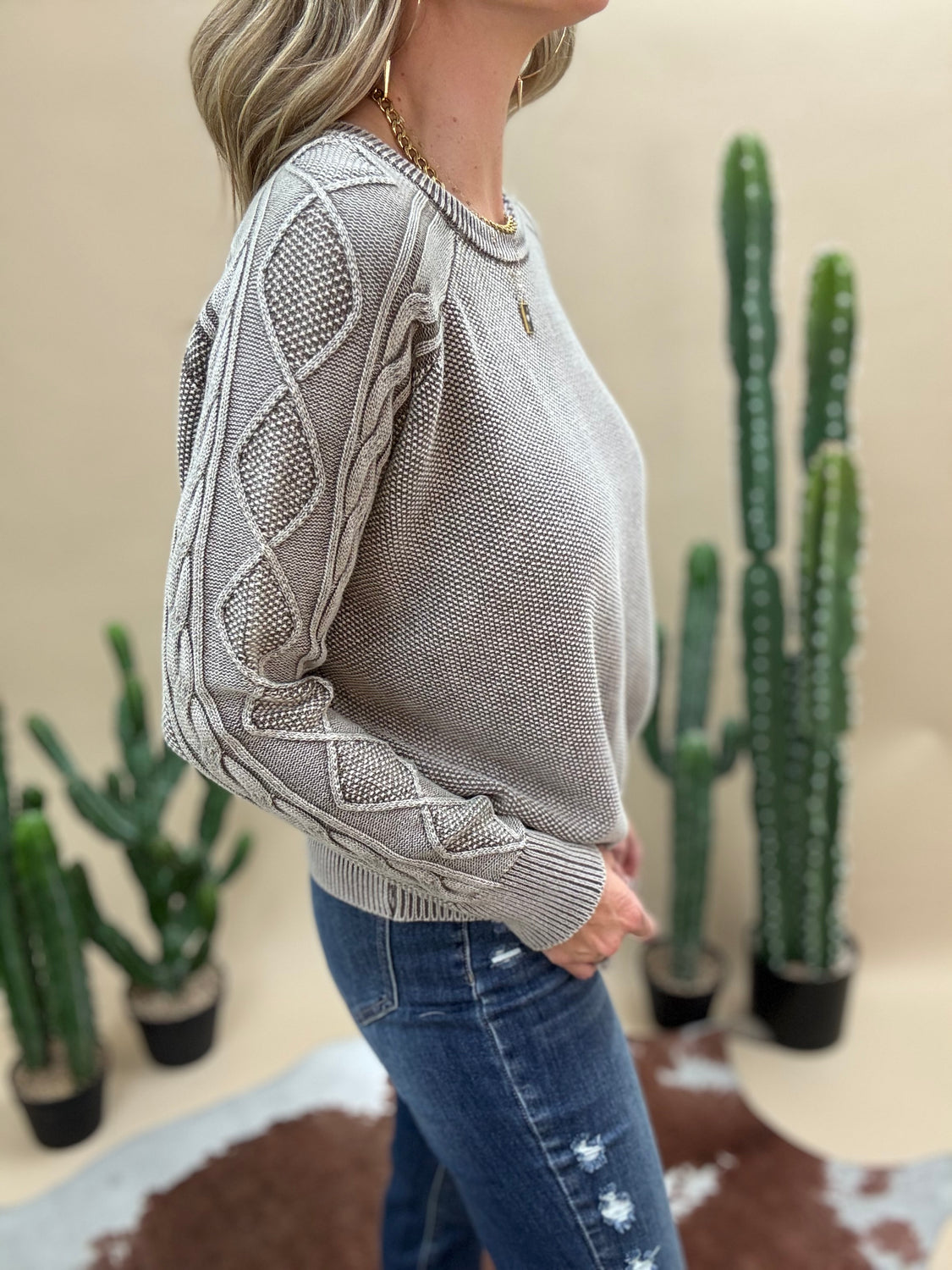 Creme Brulè  Mocha Sweater