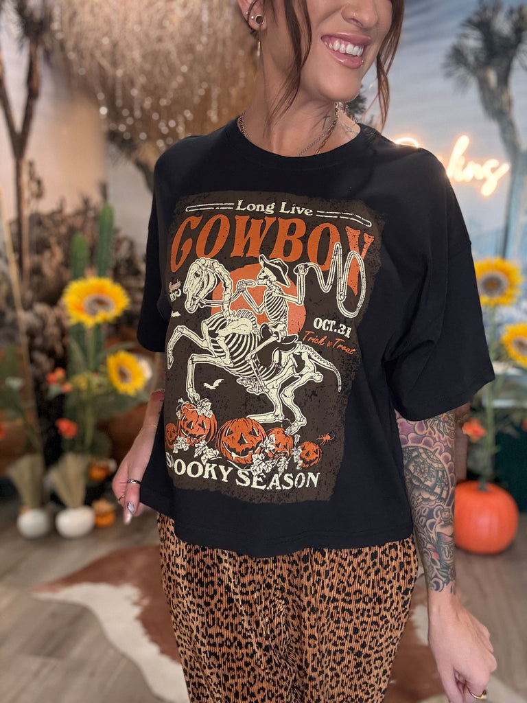Long Live Cowboy Halloween Graphic Tee