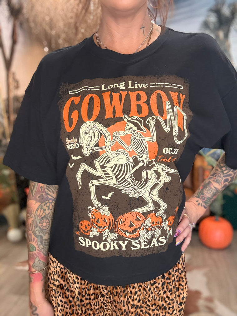 Long Live Cowboy Halloween Graphic Tee