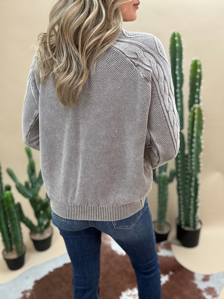 Creme Brulè  Mocha Sweater