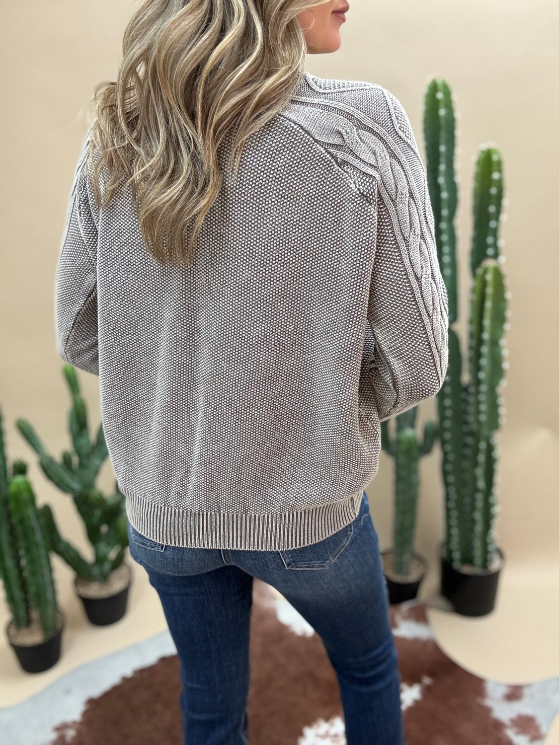 Creme Brulè  Mocha Sweater