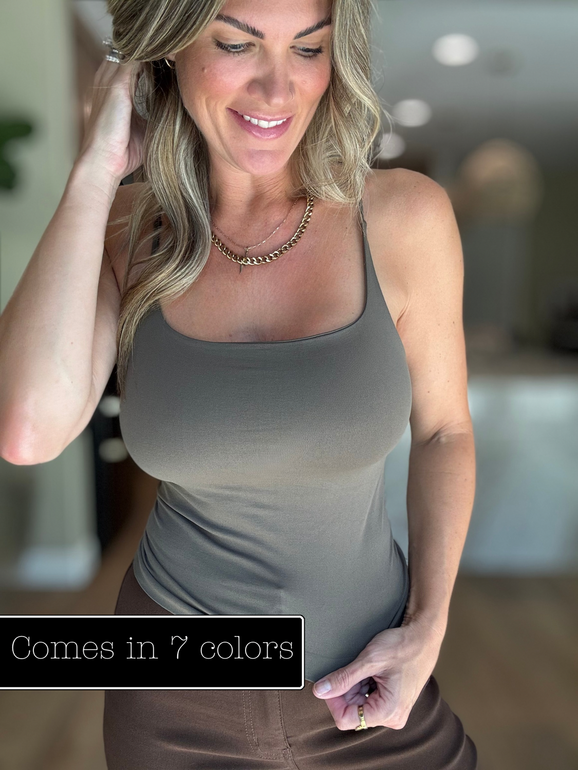 Clean lines Built in Bra Tank
