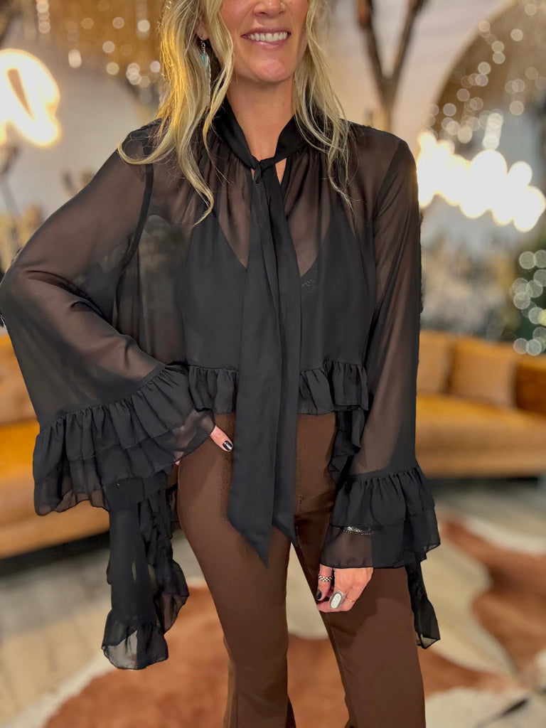 Fleetwood Ruffled Blouse