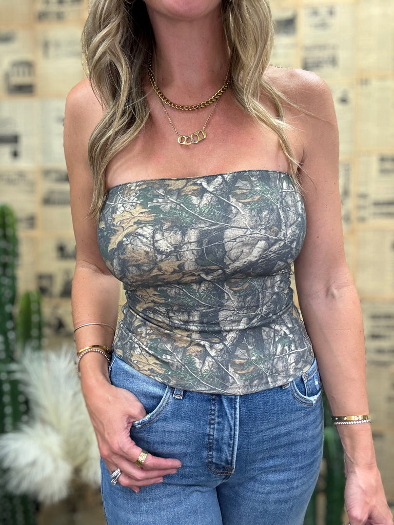 Bayou Camo Tube Top