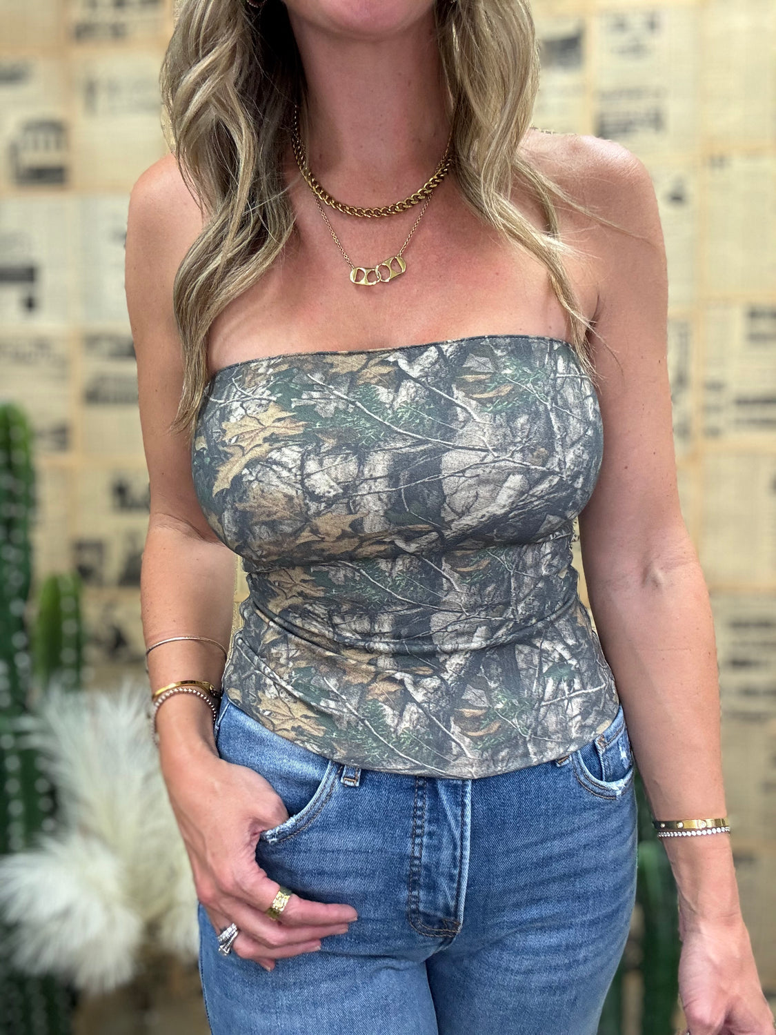 Bayou Camo Tube Top