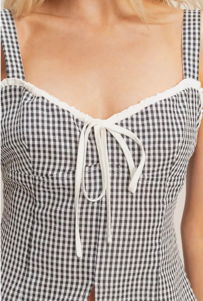 Dorthy Gingham Tank Top