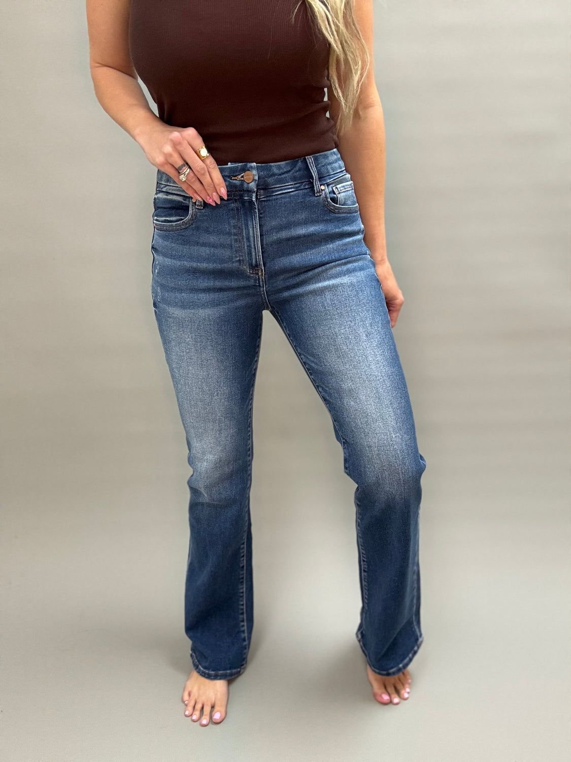 Drifter Bootcut Dark Risen Jeans