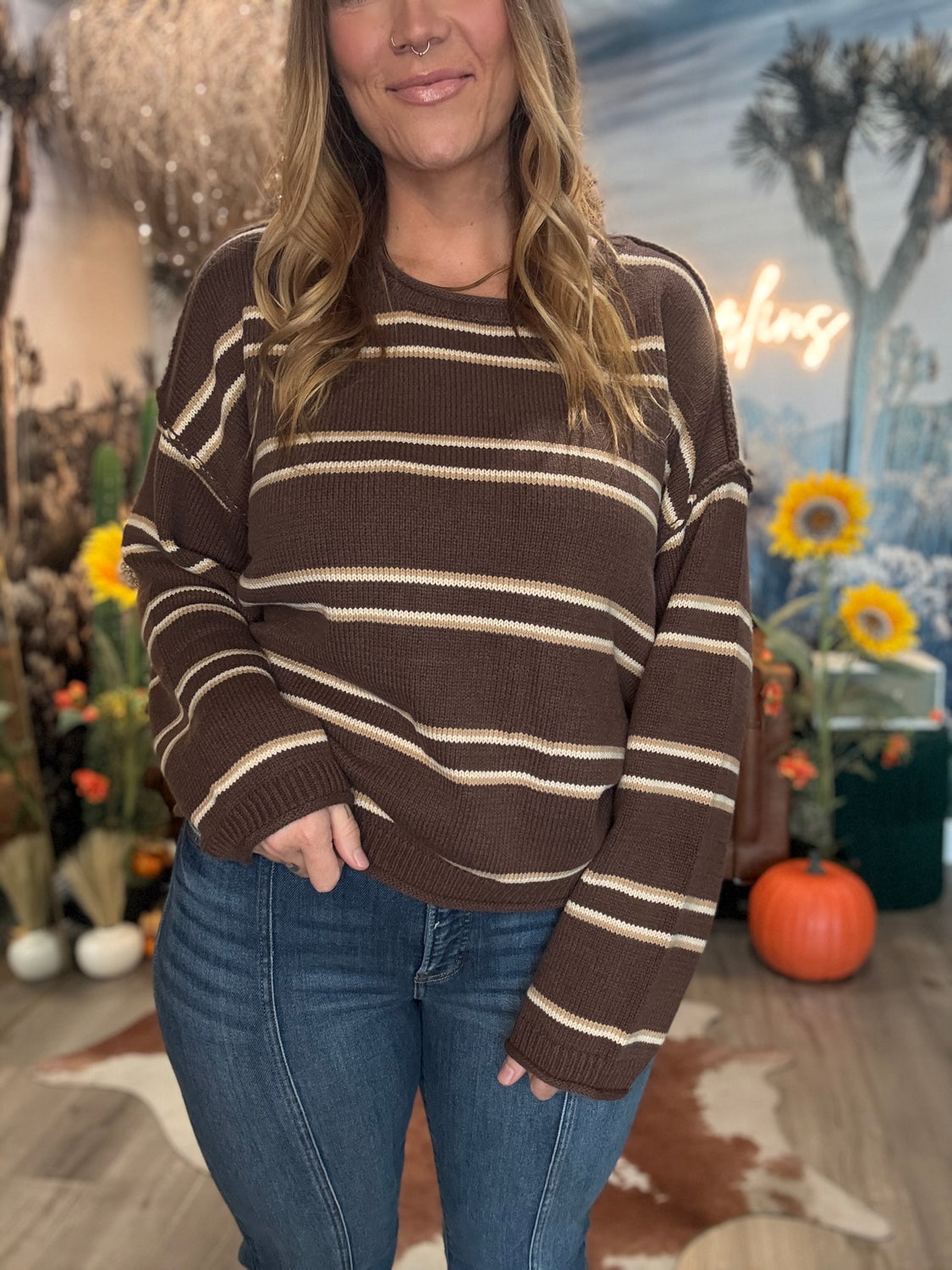 Harvest Stripe Sweater