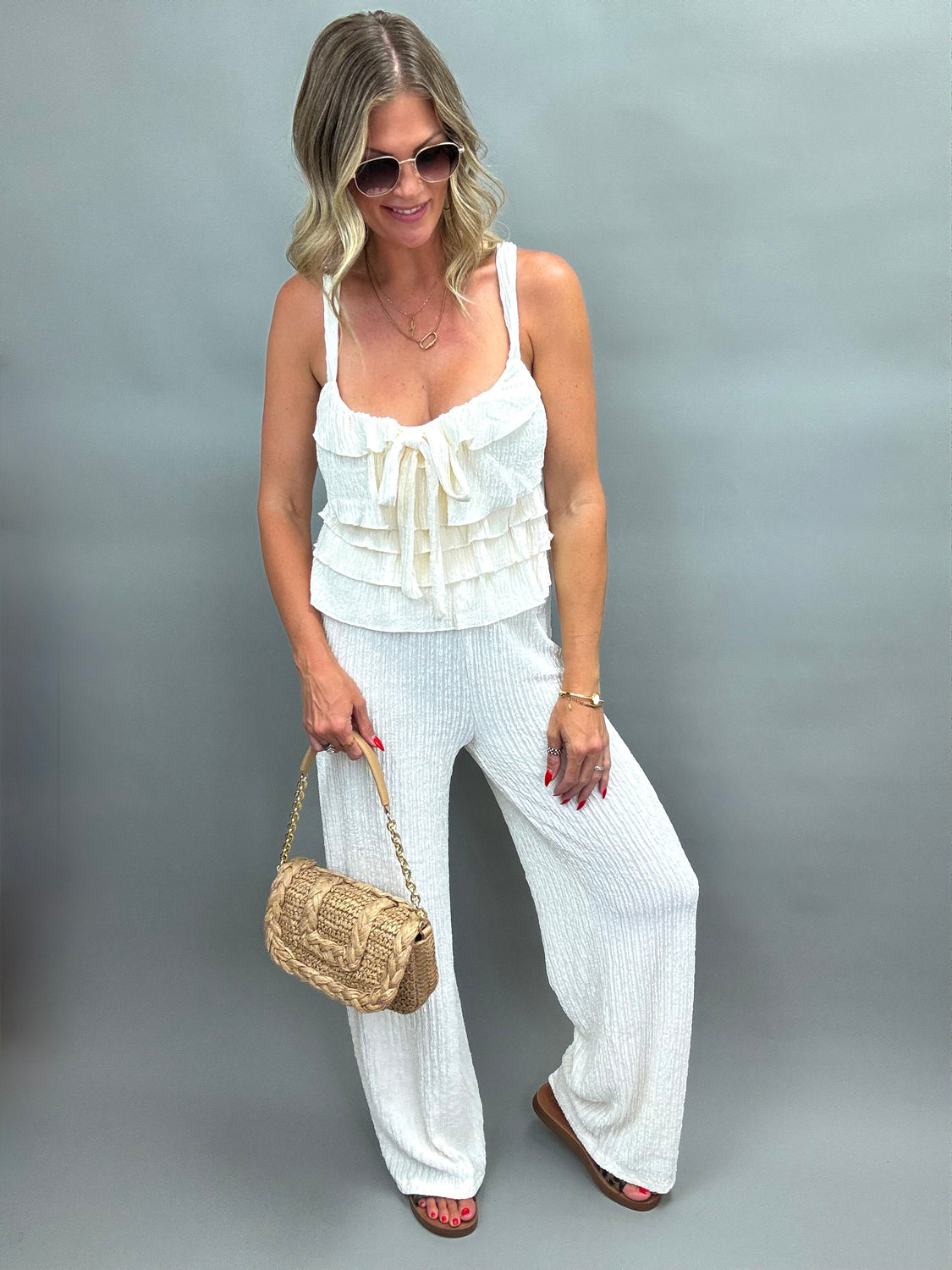 Seashell Ruffle Pant Set
