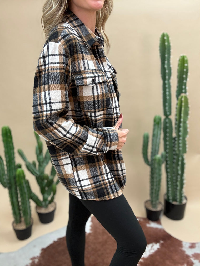 Saddle Soft Flannel Oversized